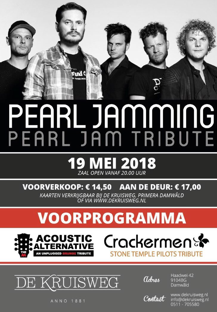 Volgende week zaterdag 19 mei is het al zover!
Nog geen kaarten?
Pearl Jamming.. youtu.be/dVSO6jo-t7Q 
mgtickets.nl/v/535