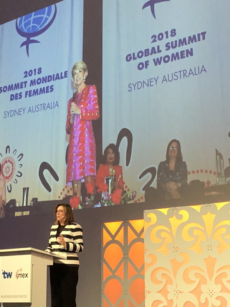 lynbesydney's tweet photo. Sharing insights from #GSWSyd with more inspiring women at inaugural #SheMeansBusiness event at #IMEX18. @tw_media @IMEX_Group #WomeninEvents https://t.co/nAUrGEQZZz