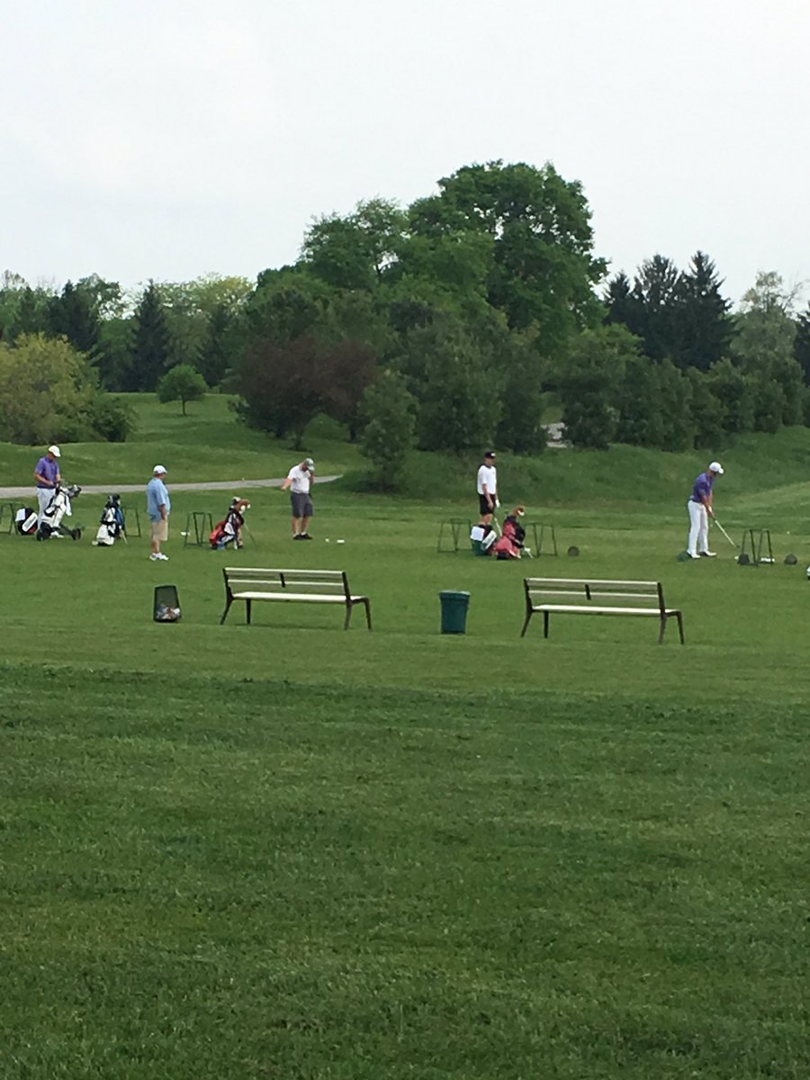 MCHSBearcats's tweet photo. BEARCAT BOYS' GOLF getting ready to tee off in the NCC tournament at Pebblebrook in Noblesville!  GO CATS! https://t.co/3GyeBtWyOi
