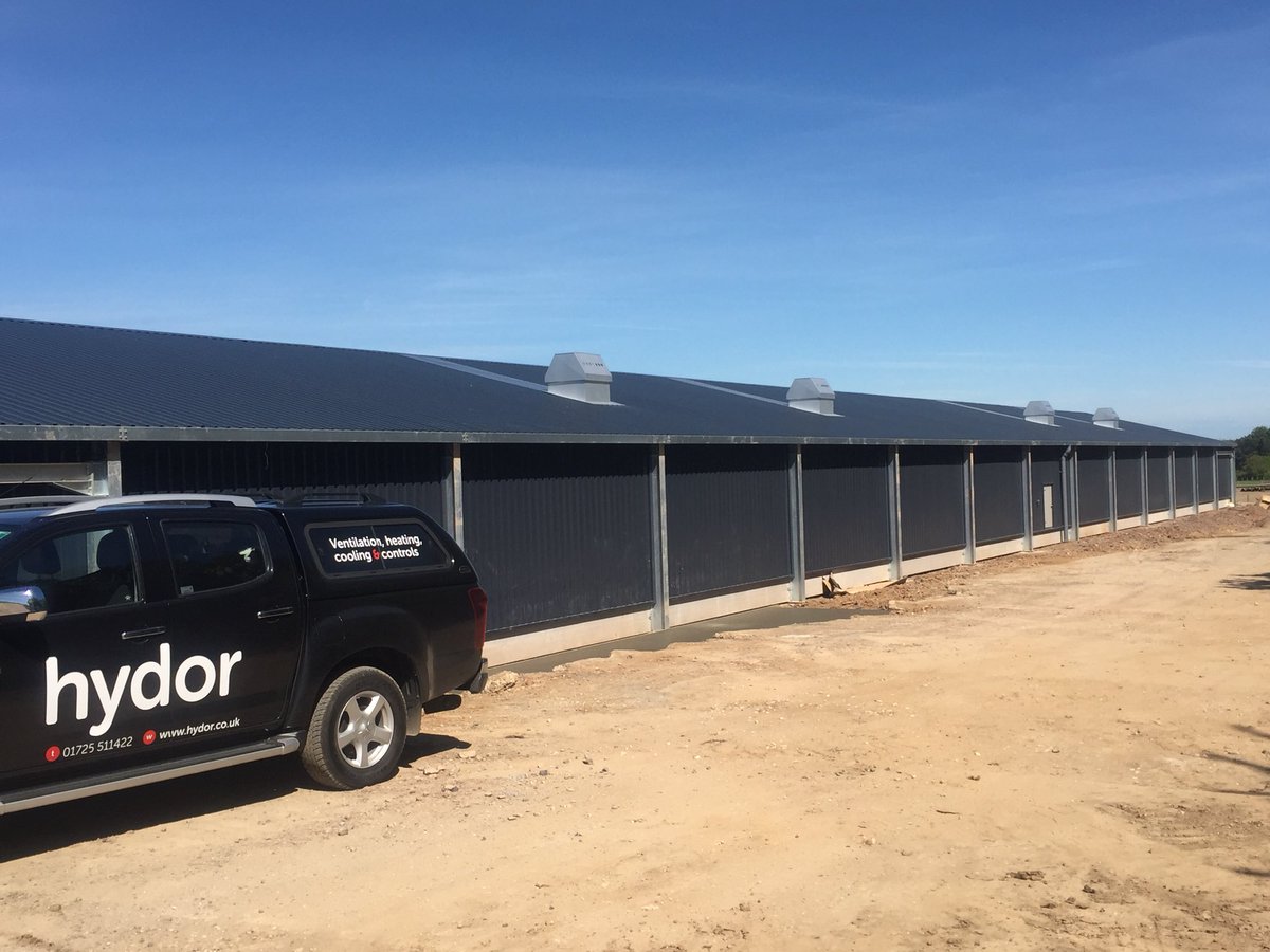 1803Ltd's tweet photo. Things are progressing with the install of @HydorLtd Agrijets and control panel along with @tpipolytechniek air inlets. #ventilation #poultry #HydorASSIST #BackBritishFarming https://t.co/sbw4LStDBp