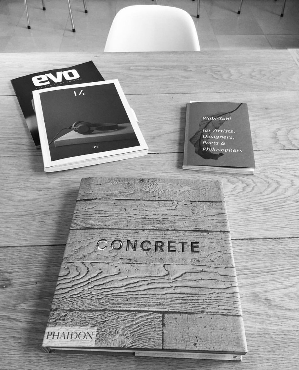 RichingsG's tweet photo. Inspiration comes to us from many sources, but nothing beats a good book or magazine. Concrete, Wabisabi and @Minimalissimo are recent additions to our collection of weird and wonderful publications at RG HQ.
#QualityFunctionLongevity #Inspiration #design https://t.co/sZdbRQnhGh