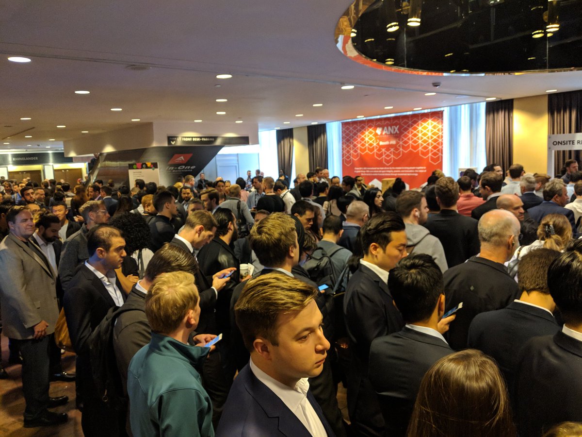 lopp's tweet image. We now have evidence that Consensus doesn't scale due to the artificially restricted registration booth size. I forsee a future fork: Consensus Cash is the real Consensus that follows Silbert's vision!