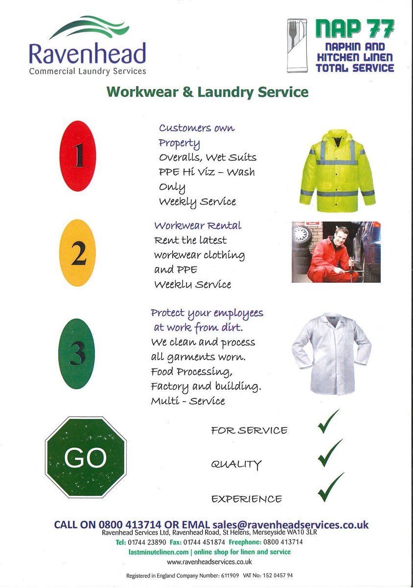KitchenClub77's tweet photo. Industrial Workwear laundry contracts available. https://t.co/DuBPPz3znd
