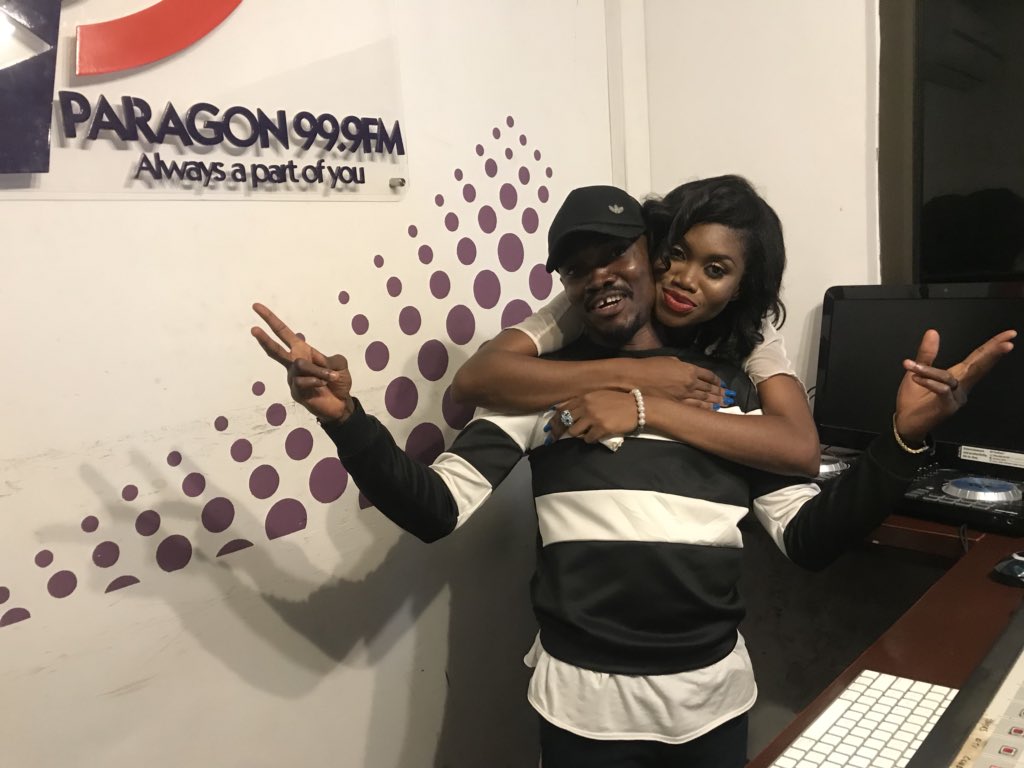 IamChelsySey's tweet photo. I'm on air with my Best Radio Dj Sam Porsh. Putting some cool in the noon. Simply classic. Not forgetting my Kwesimintsim Zongo MC Ayatullah Tetteh
#ParagonHighway
#ParagonFmLive
So much love on the Purple dial๐ https://t.co/FiP7G6zgdU