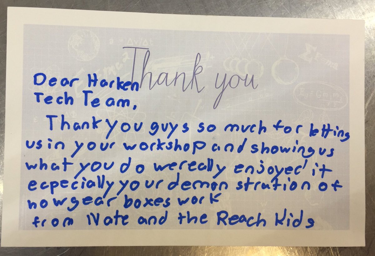 harkentechteam's tweet photo. What a lovely message to our team from the @ussailing #reach kids who joined @HarkenMark in our @VOR_Newport container workshop yesterday in the Boatyard. Thanks for joining us guys! #harkenvor #followthestory https://t.co/zMWEg2tAqT https://t.co/tNeQKPlTM5
