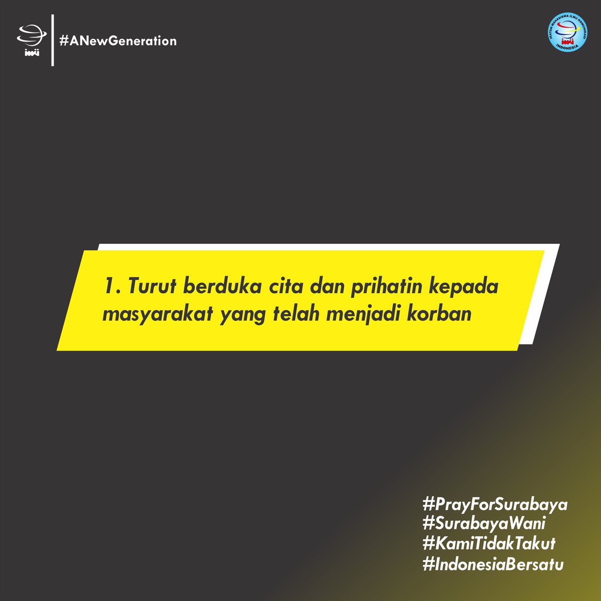 official_imiki's tweet photo. Rilis Sikap IMIKI Terhadap Aksi Teror di Depok, Sidoarjo dan Surabaya. ⏪ Geser ke kiri untuk poin-poinnya (1)

#PrayForSurabaya #SurabayaWani #KamiTidakTakut #IndonesiaBersatu #IMIKI #ANewGeneration https://t.co/vUEmzI1UCu