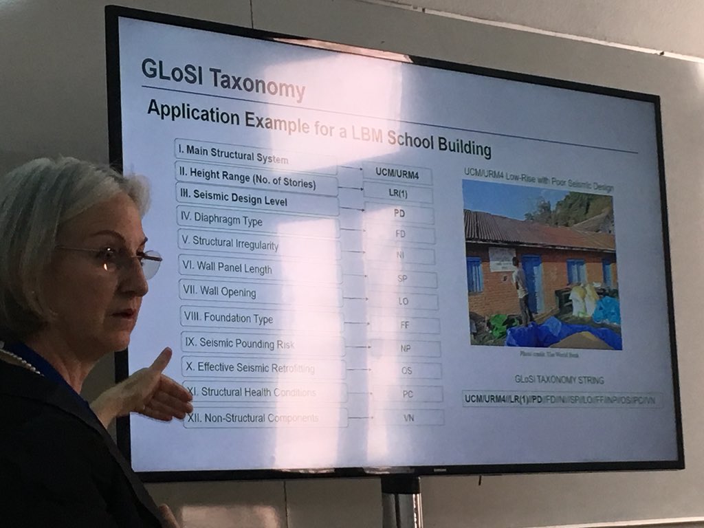 babsmgarcia's tweet photo. Prof. Dina D’Ayala @EPICentreUCL & Prof. Luis Yamin @Uniandes present #GLoSI: studying #school #infrastructure #seismic #vulnerability to improve #resilience & #SaferSchools: https://t.co/sSVjuZlkMq #UR2018 https://t.co/JAqActW2Wp