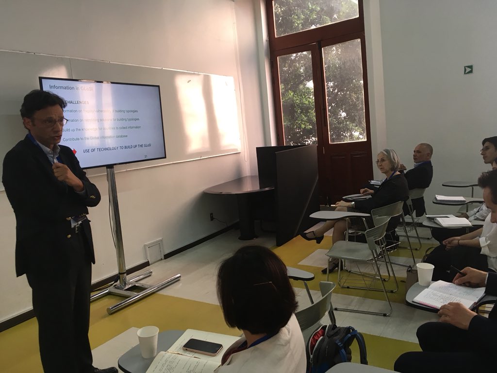 babsmgarcia's tweet photo. Prof. Dina D’Ayala @EPICentreUCL & Prof. Luis Yamin @Uniandes present #GLoSI: studying #school #infrastructure #seismic #vulnerability to improve #resilience & #SaferSchools: https://t.co/sSVjuZlkMq #UR2018 https://t.co/JAqActW2Wp