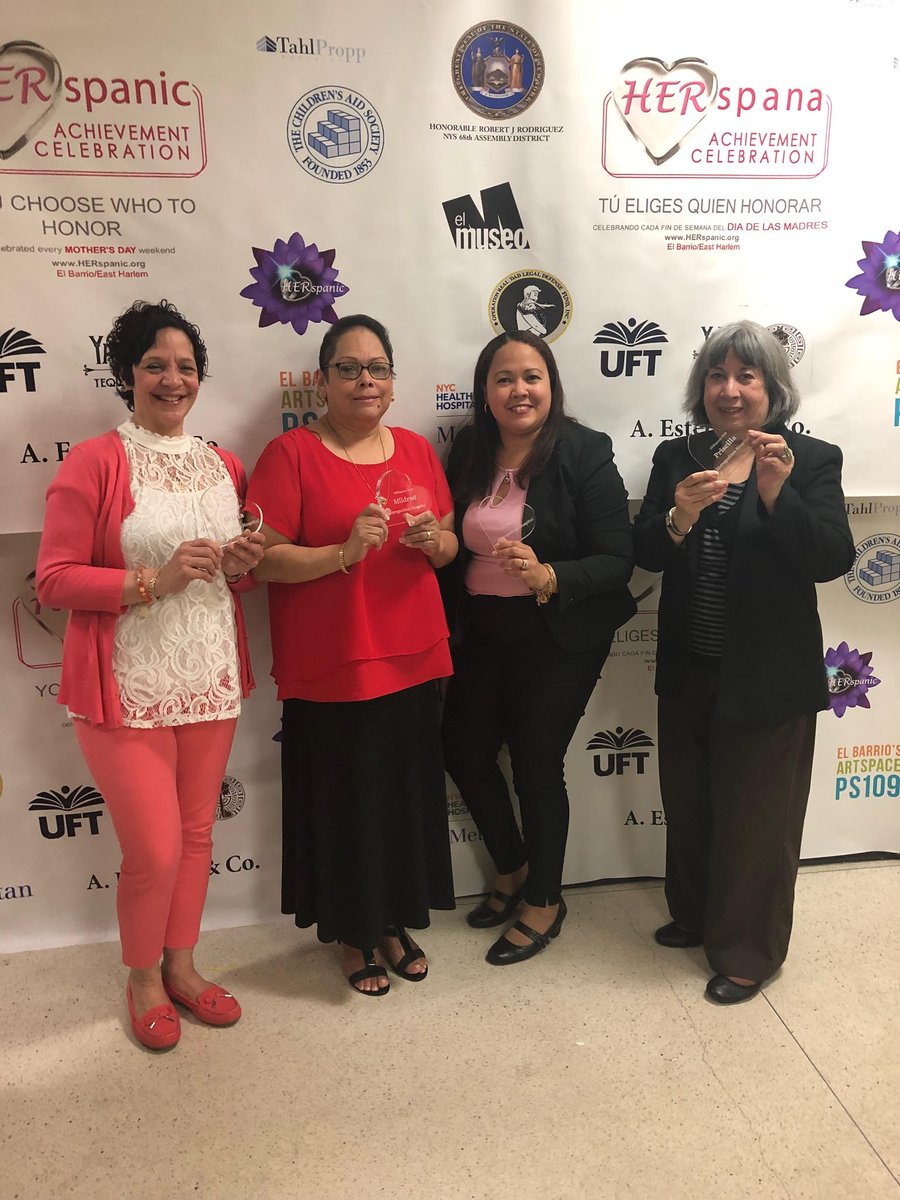 Congratulations to #HERspanic Achievement Honorees from @NYCHealthSystem  Metropolitan for their dedication and commitment to our patients and the  community: Dina Belen, Dr. Maria Duff, Evelyn Nieves, Priscilla Santiago,  Wilda Solano Lucas, and