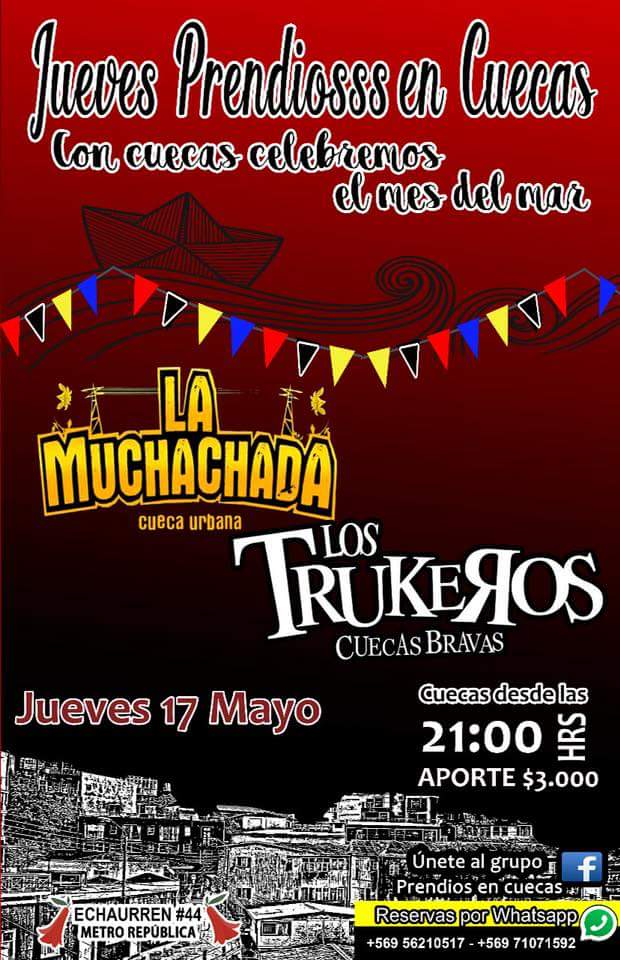 muchachadacueca's tweet photo. ESTE JUEVES!! SERÁ UN GRANDIOSO JUEVES EN #ECHAURREN44 
Venga por unas Cuecas siempre tan necesarias para el cuerpo y el corazón 😉 https://t.co/0cBmXcHhiY