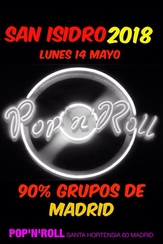 #FiestasDeSanIsidro #PopEnEspañol #MovidaMadrileña #GruposDeMadrid #SanIsidro #Madrid #RockEspañol #HombresG #Latino