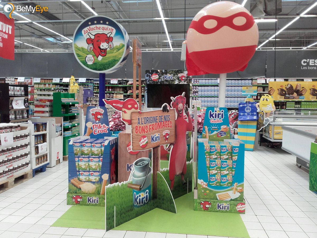 InStore_Europe's tweet photo. It's a dairy day today. Which do you prefer, this twee van activation for St Moret ( by Savencia), or the fun Laughing Cow activation (by @belcorporate ), both #FoundinStore at French Carrefour supermarkets? #dairy #retail #merchandising
BeMyEye Instore: https://t.co/iRQ6LAy9bi https://t.co/tTw7ogAe9J