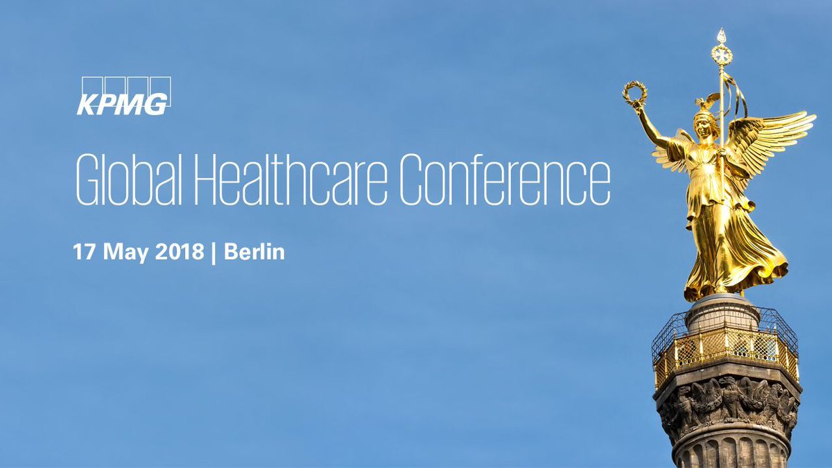 Our <a href="/KPMG/">KPMG</a> Global Healthcare Conference is in #Berlin this week — world-leading speakers on digital and population health, operational excellence and international #healthcare. Follow #KPMGhealth and join the conversation <a href="/kpmguk/">KPMG UK</a> <a href="/markbritnell/">Professor Mark Britnell</a> <a href="/JasonParkerKPMG/">Jasonparker</a>