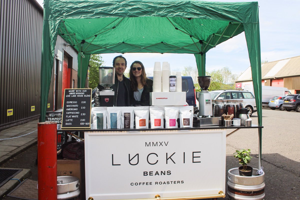 TempestBrewCo's tweet photo. First lot of thanks - Thank you to our stellar other drinks vendors @luckie_beans, @ElecSpiritCo, and @ThistlyCross for coming along to #TempestSpringfest and offering up your awesome cider, cocktails, and coffees! https://t.co/39m3M15rCo