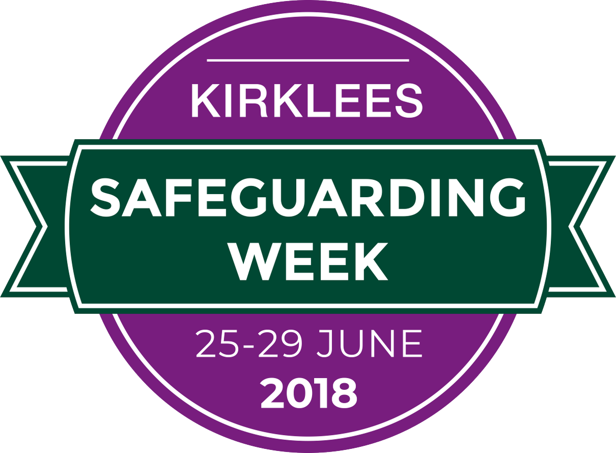KirkleesLSCP's tweet photo. #KirkleesSafeguardingWeek is coming! 25th-29th June 2018. Get it in your diaries! https://t.co/OhIgW0TKRW