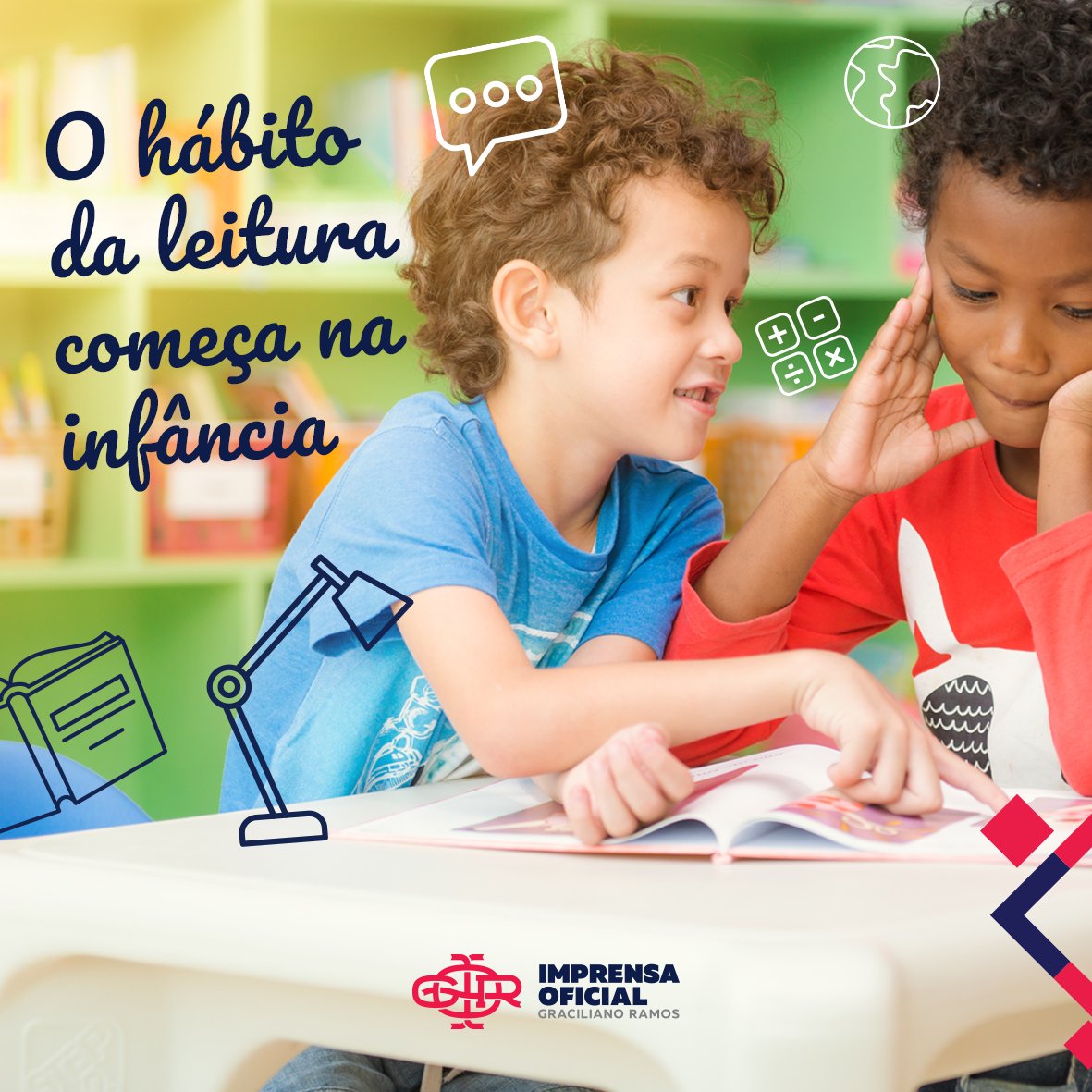 imprensaal's tweet photo. A literatura infantil é um caminho que leva a criança a desenvolver a imaginação, emoções e sentimentos, o que contribui para o desenvolvimento social, emocional e cognitivo.❤👶👦👧 Incentive o seu filho a ter amor pelos livros! https://t.co/pretyyIhV7