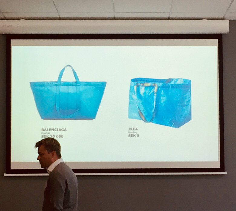 #JesperBrodin of #IKEA made charmingly #clear why you should not pay more than necessary when buying functional #consumergoods during today’s Chamber Luncheon of @SweChamNL
