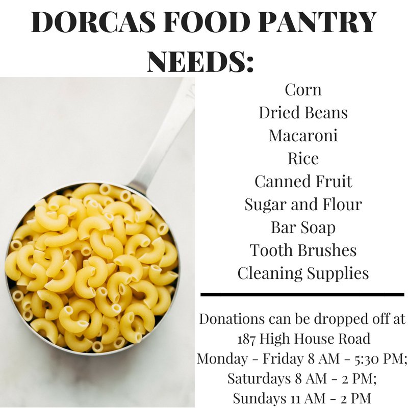Dorcas Ministries On Twitter The Dorcas Food Pantry Is In Need
