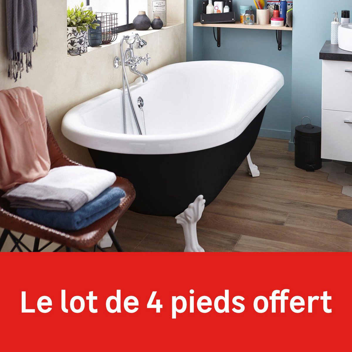Bon Shopping On Twitter Baignoire Leroy Merlin Achat Baignoire Balneo Spalina Bora Bora Pas Cher Blanc Et Noir L 176x L 79 Cm Prix Leroy Merlin 499 00 Ttc Baignoireilotovale Baignoireilot Baignoire Leroymerlin Bonshopping Https T Co