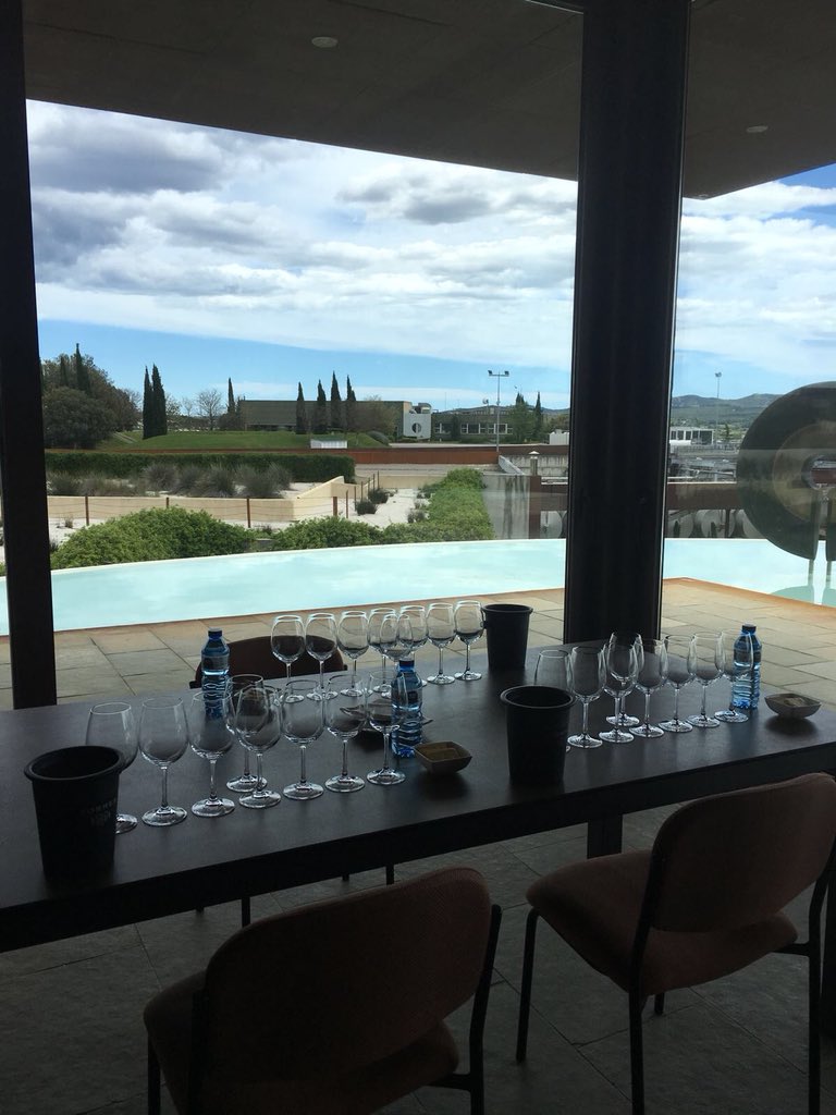 FineWinesCardif's tweet photo. @FfionAnisa visiting the spectacular  Familia Torres headquarters  today.
#VilafrancadelPenedès #Salmos #Spanishwine https://t.co/YBpaVdRCol