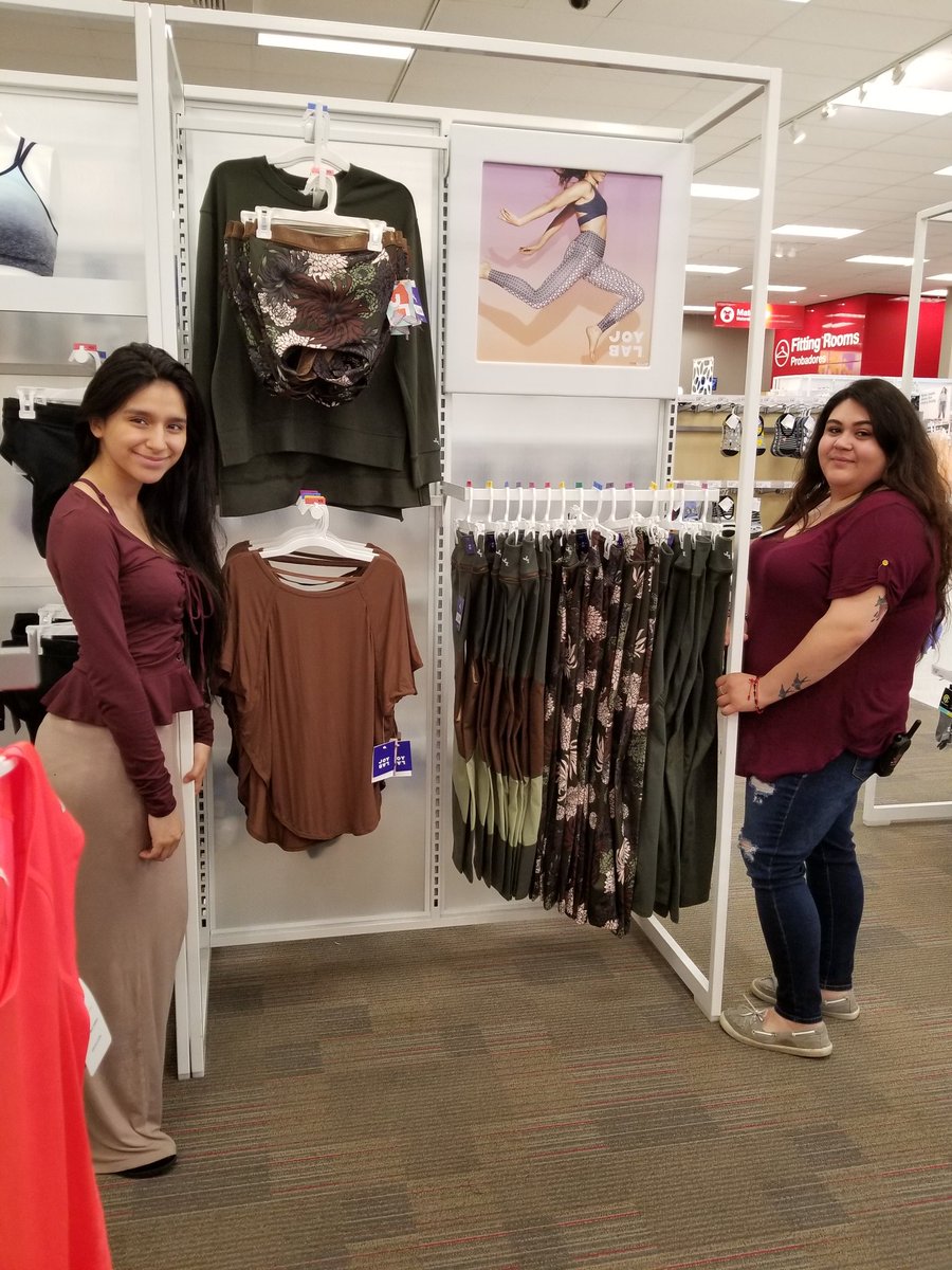 agyap's tweet photo. Great Joy Lab merchandising from my weekend Apparel team!! #TheBluff #athleisure #JoyLab #superpretty https://t.co/Q1ez0nGpP5
