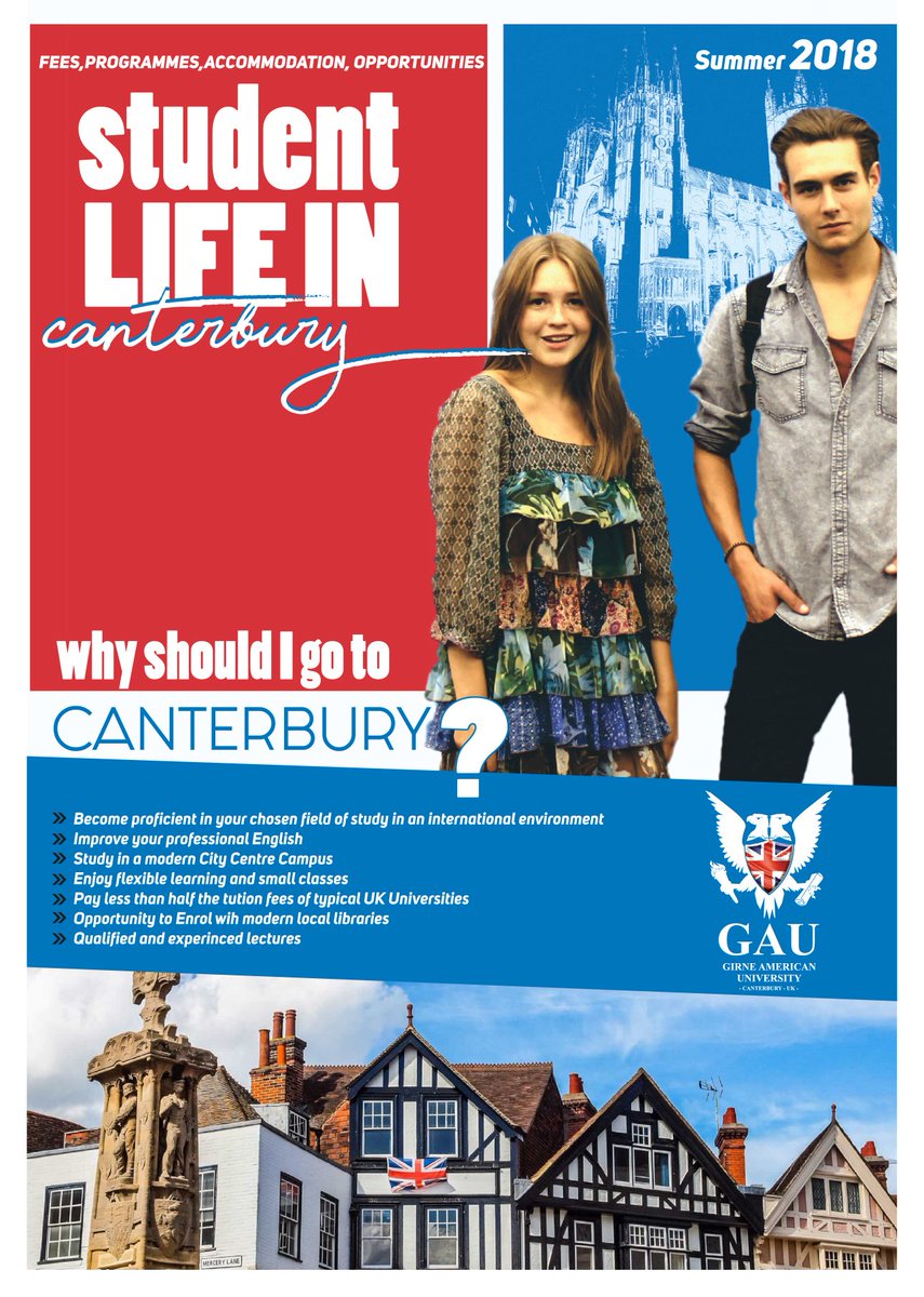 girneamerican's tweet photo. Summer School in Canterbury..
#girneamerican🇬🇧 https://t.co/pjMOVCRxaw