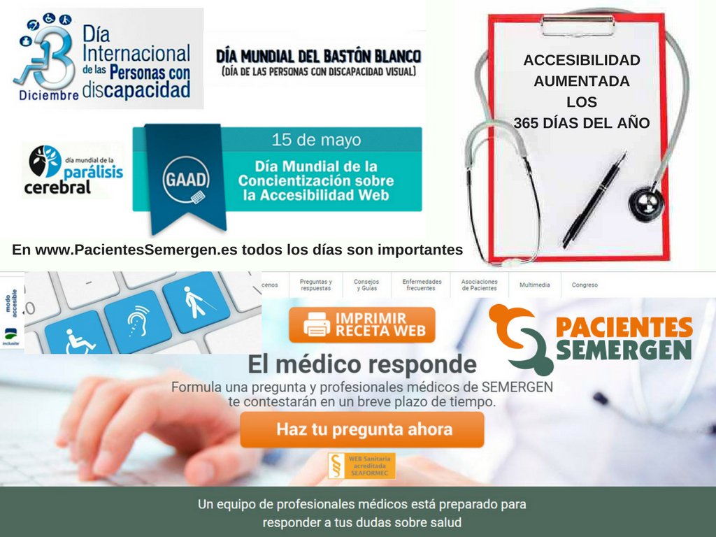 Somos la única web avalada para consultas de salud fiable, gratuita y con accesibilidad aumentada sin necesidad de periféricos vía <a href="/inclusite/">digital inclusion</a>
cc  <a href="/dano_cerebral/">Daño Cerebral</a>  @dc_menni  @AlentoVigo  @fegadacegalicia  <a href="/IntegraCerebral/">Integra Cerebral</a>  @fedaceorg <a href="/ConfeAspace/">Confederación Aspace</a>