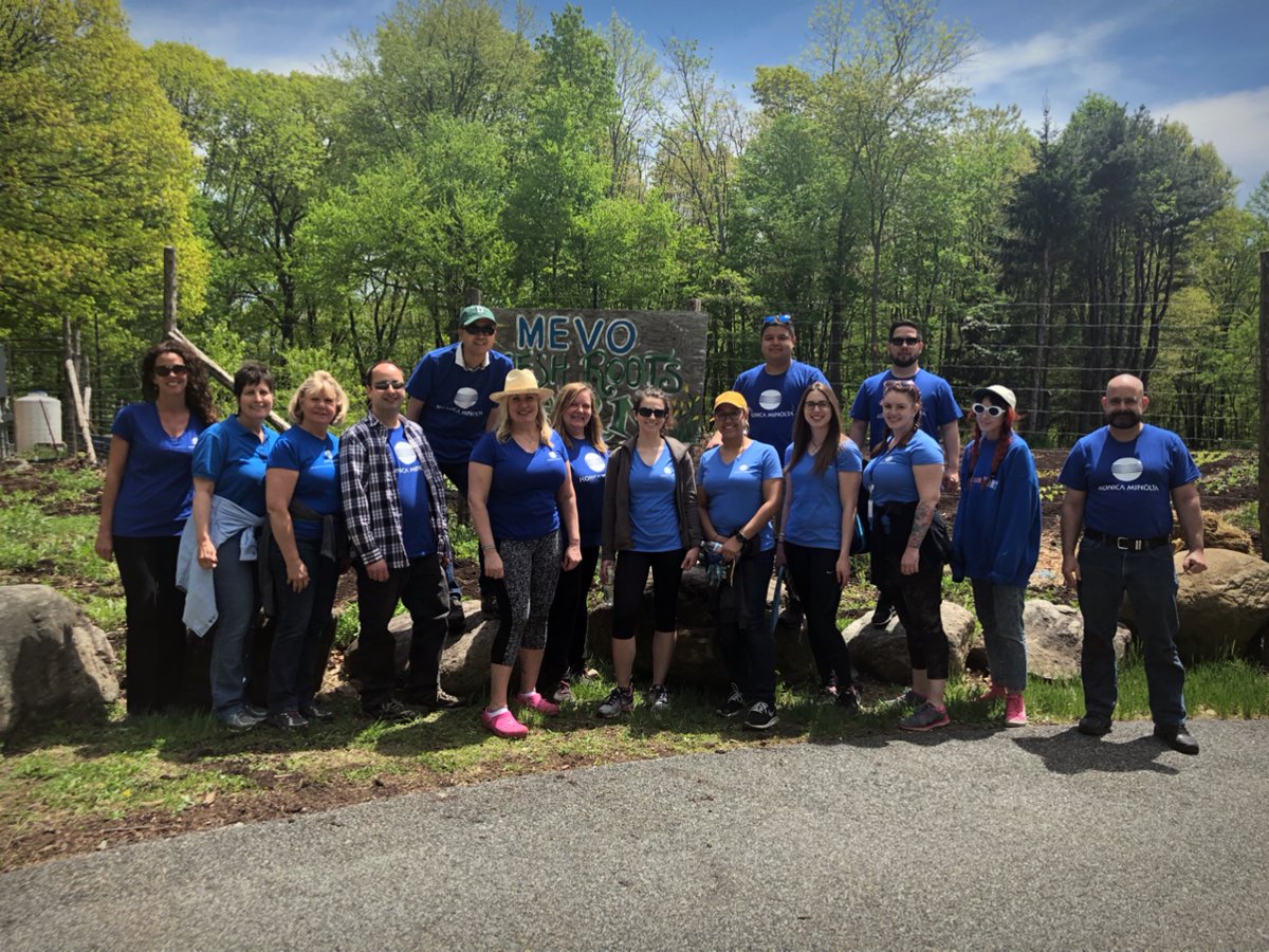 AllisonKern11's tweet image. @KonicaMinoltaUS employees had a great time volunteering with @MEVOearth on Friday! #KMCares