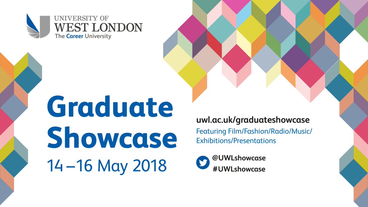 It's officially Graduate Showcase week! Looking forward to seeing all our graduating students' hard work through Presentations, Performances, Exhibitions, Film Screenings and Fashion Show. <a href="/UniWestLondon/">University of West London</a>
