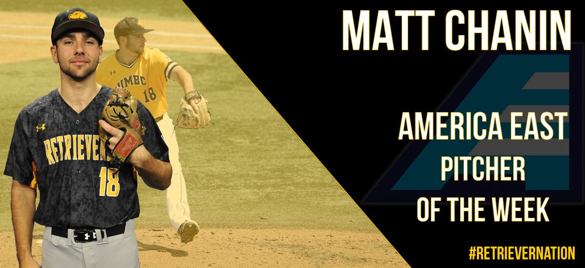 Chanin Named #AEBASE Pitcher of the Week; @UMBCBaseball Closes Out Non-Conference Play at Georgetown on Tuesday umbcretrievers.com/x/igfdb #RetrieverNation