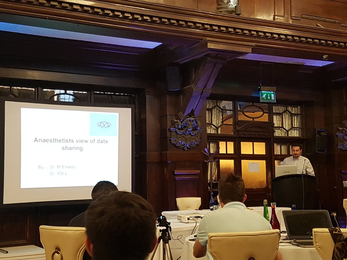 ywl197's tweet photo. @elreedy2000 presenting #anaesthetists views of #data sharing @SCATA_ASM @scata_uk #Cardiff #scata2018 @wolvesgas @StokeGas https://t.co/1oTLC9D1Bg