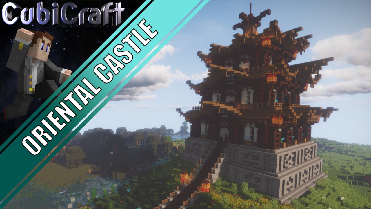 Asian Pagoda - Blueprints for MineCraft Houses, Castles, Towers