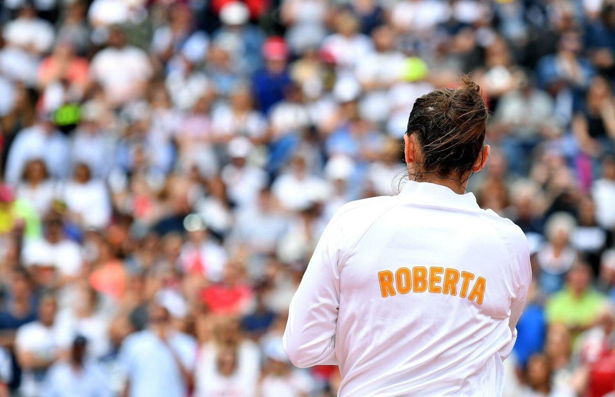 Ho iniziato a giocare tanti anni fa e il tennis è stato la mia vita. Ho dato tutto al tennis e il tennis ha dato tutto a me. 
Oggi senza rimpianti di fronte a questo pubblico bellissimo finisce la mia carriera, è stata un’avventura magnifica. Grazie a chi c’è stato ❤️
