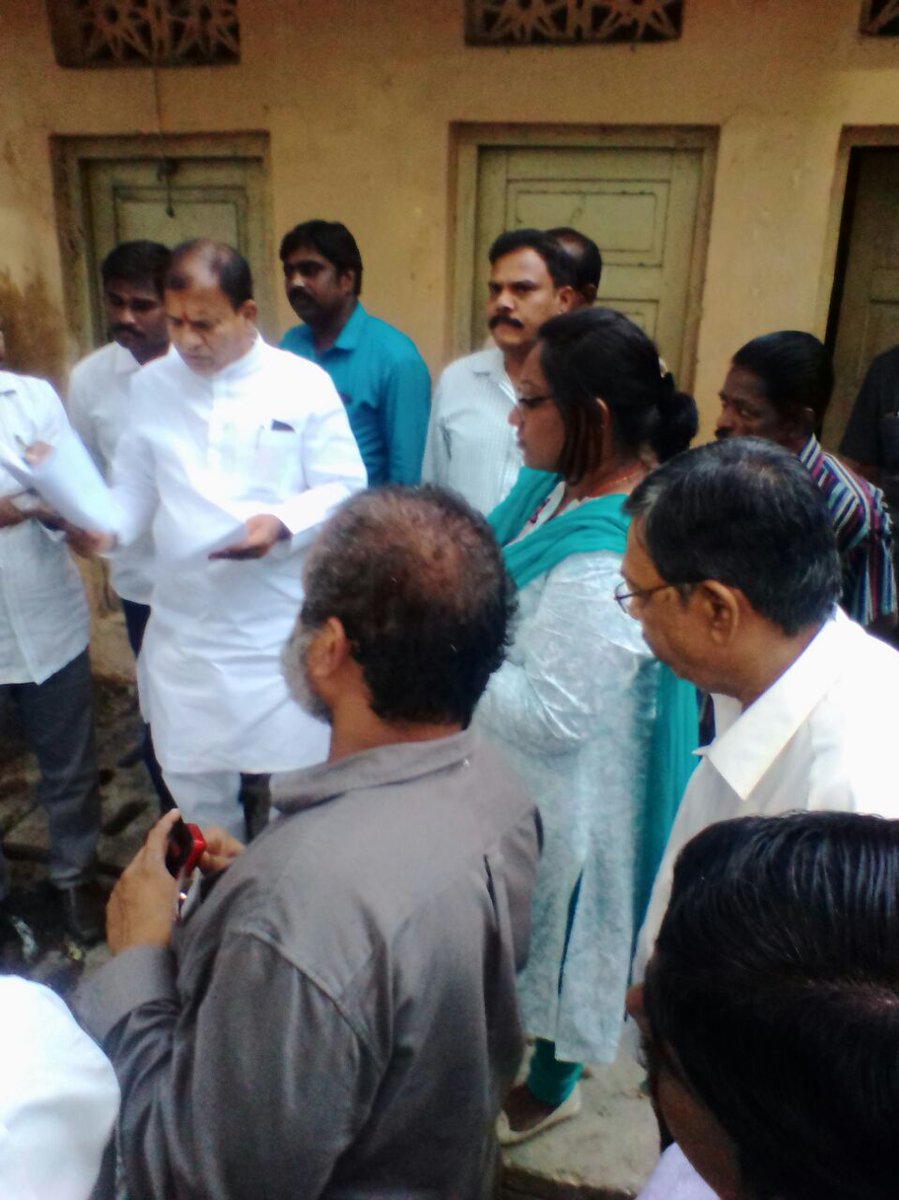 Sir attending padayatra along with hon'ble mla garu, and ghmc officials, at chintalabasti, punjagutta,under somajiguda section