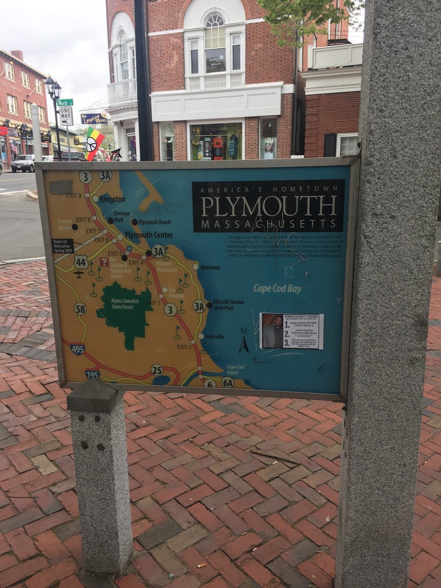 FangCollective's tweet photo. Cuthbert is still in detention at the Plymouth County Jail, along with hundreds of other people being held by ICE. CONTACT ICE and demand that they release Cuthbert Bonnie:  Boston.Outreach@ice.dhs.gov, 781-359-7500 #6 #ReleaseCuthbert #KeepFamiliesTogether #ShutDownICE https://t.co/NJiskqbl1J