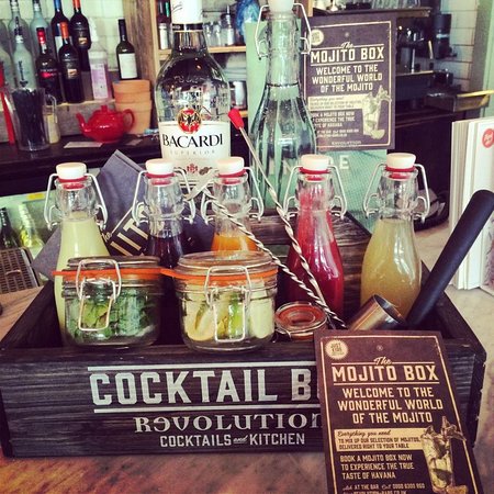 Our fabulous Mojito Boxes are perfect for those of you who wan't to avoid a long wait at the bar! For only £110 all of the below is included, as well as your own personal bartender who will make your first round for you!