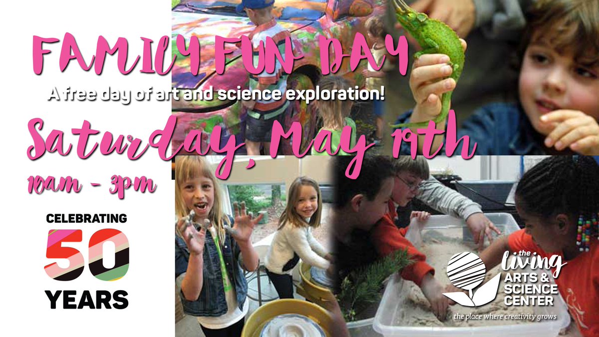 livingart's tweet photo. Saturday is Family Fun Day. Create sock puppets, balloon cars, meet beautiful birds, make giant bubbles bigger than you! If it's your first time at the LASC, or you're a longtime friend there's something new for you to discover. May 19th 10-3pm.

https://t.co/LfcHpOUCk6 https://t.co/jP92hvCqfK