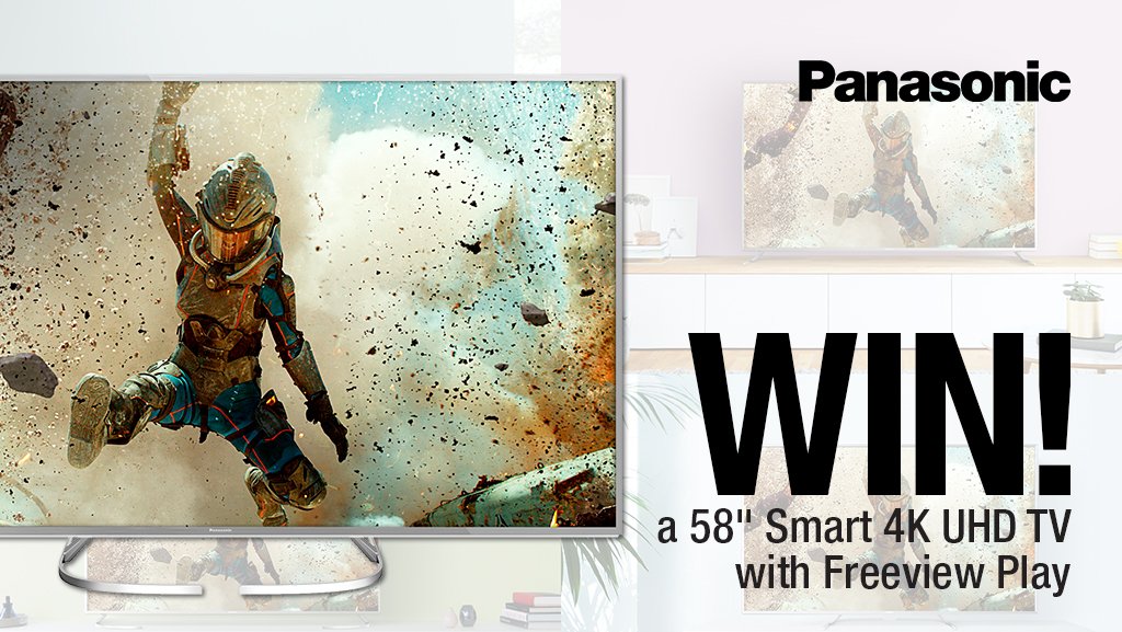 HughesDirect's tweet photo. Don't forget to enter our latest competition to #WIN a @PanasonicUK 58" Smart 4K UHD TV with Freeview Play!
Simply follow us @HughesDirect &amp; RT 🍀🎁
Ends 16/05/18, Ts&amp;Cs apply - https://t.co/CnneDWTnDR https://t.co/IbgQ7NXQKK