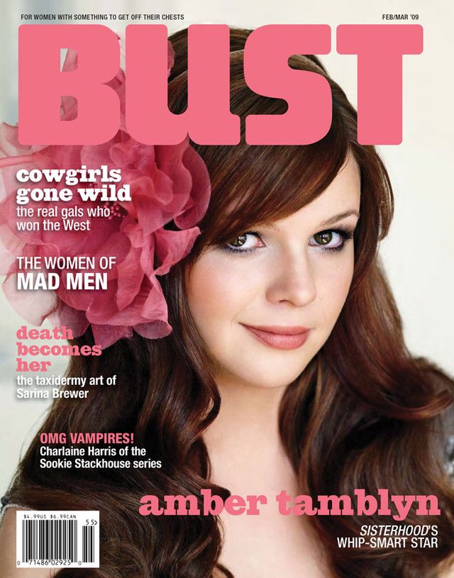 Happy birthday to BUST\s poetry editor TBT our Feb/March 2009 cover:  