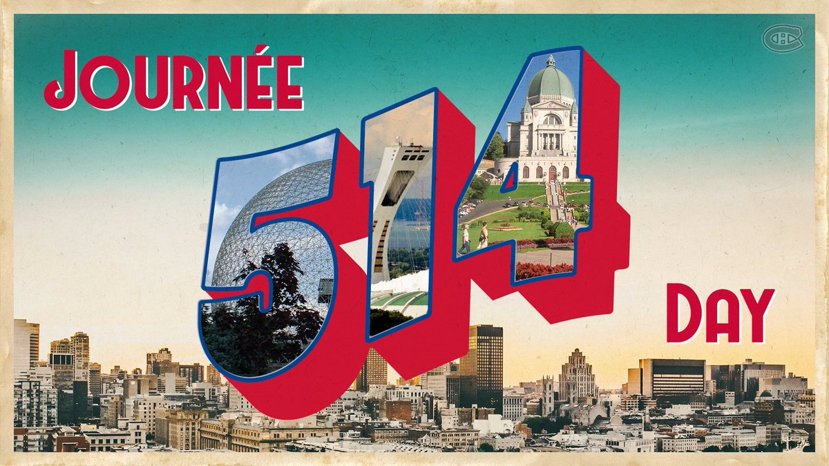 CanadiensMTL's tweet photo. Happy 514 Day!

What better date than May 14 (sorry, 438ers) to show a little love for our favorite city?

Share some pics showing us what you love about Montreal using #Journée514Day and we’ll RT them here. We’ll be sharing our own all day, too. https://t.co/MUgfFTAkC8
