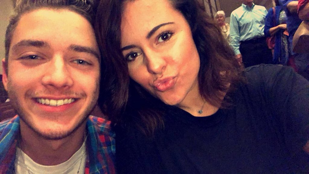 SarahMezzour's tweet photo. Happy Birthday to my first and only B (according to him😉) Thank you for being an amazing human, keeping me in school, and being a liaison with me @branson_wayne miss you tons! ❤️ https://t.co/itqIydTDZj
