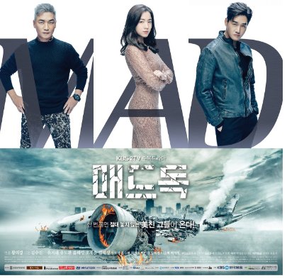 Mad Dog- group of insurance investigators + good looking swindler (lol) who are connected to an airplane crash accident. Tech guy, hwayoung & swindler are eye candies. Corruption, solving cases, teamwork 
