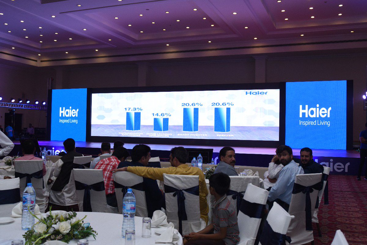 mansoorsbutt's tweet image. At #HaierPakistan Refrigerator launch.  #BlueTurbo #SmartTouch #Freshness #1HourIcingTechnology