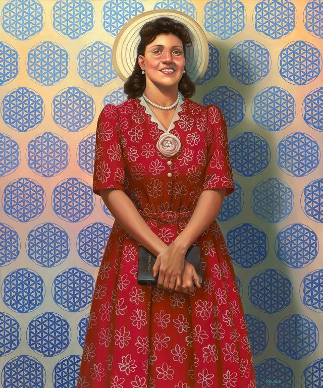 scienega's tweet photo. #HenriettaLacks' portrait as mother of #HeLaCells, by @KadirNelson, can be seen at the @NPG starting tomorrow https://t.co/JrjbkPqD9m @TheScientistLLC @RebeccaSkloot @KimSajet @NMAAHC @smithsonian @JIRicou @HeLaMovie #ATCC @ThermoFisher @MyBioSource @AMS_Bio https://t.co/L9EWYyFXob