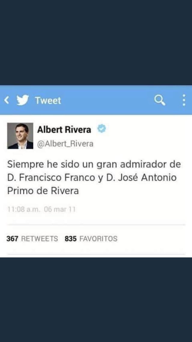 kikucule's tweet photo. @cronicaglobal @InesArrimadas Uy! Si. https://t.co/mBqrDGV0yO
