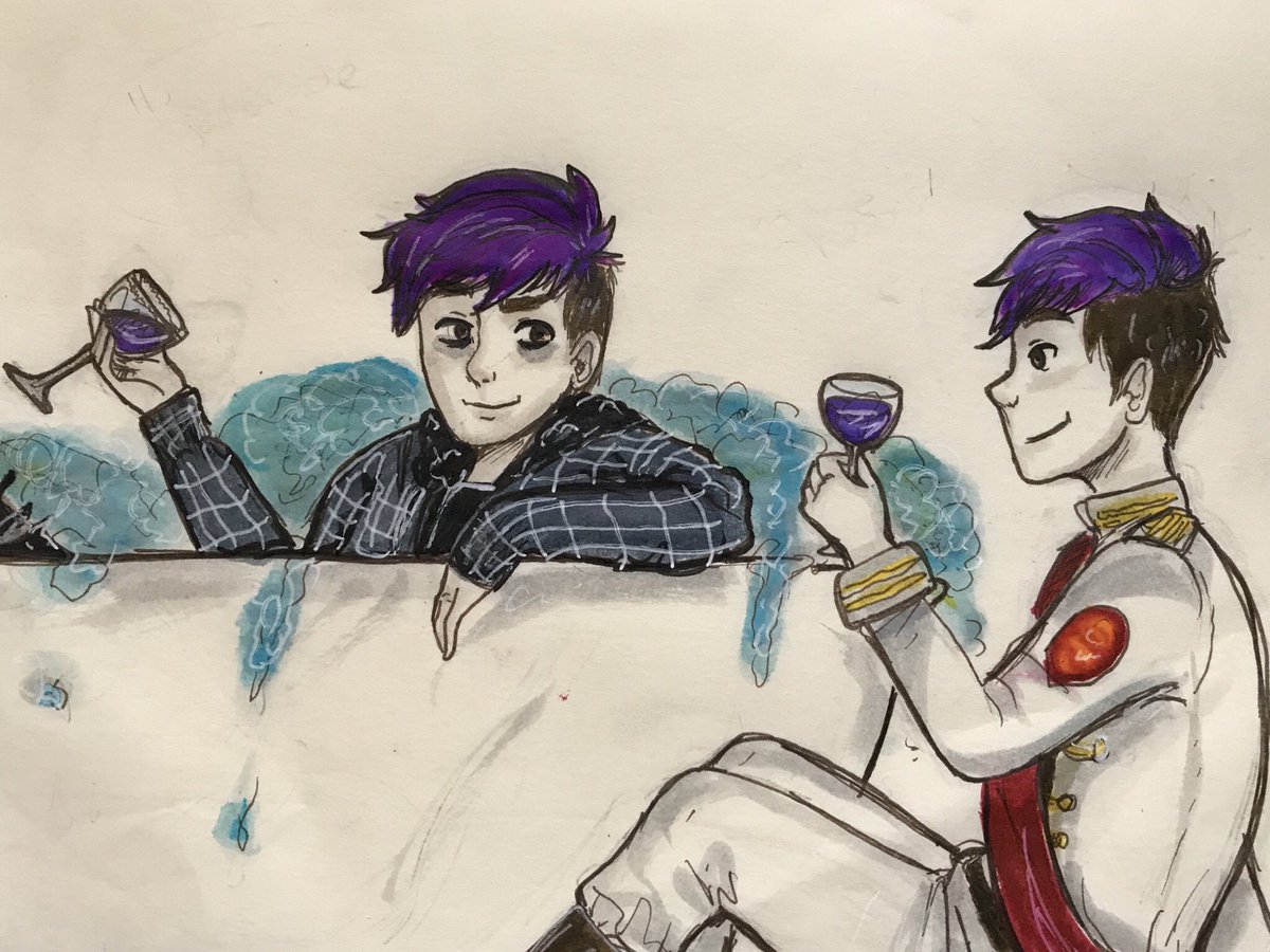 adorkable_anna5's tweet image. @ThomasSanders 💜❤️ #fanderart