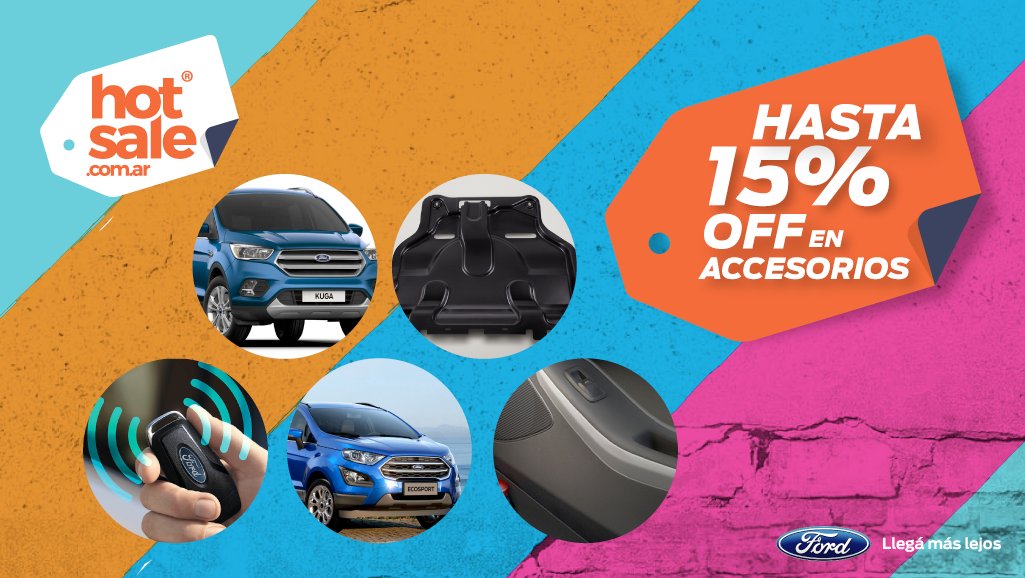 AutoSpecialFord's tweet photo. HOT SALE 2018. Descuentos en Accesorios y más. ¡No te lo pierdas y dejá tu auto 0km! ¡APROVECHÁ YA! >> https://t.co/l03fTVhpKt
#AutoSpecial #HotsaleArg #HotSale2018 #SaleHotSale https://t.co/ZaN3nooe0T