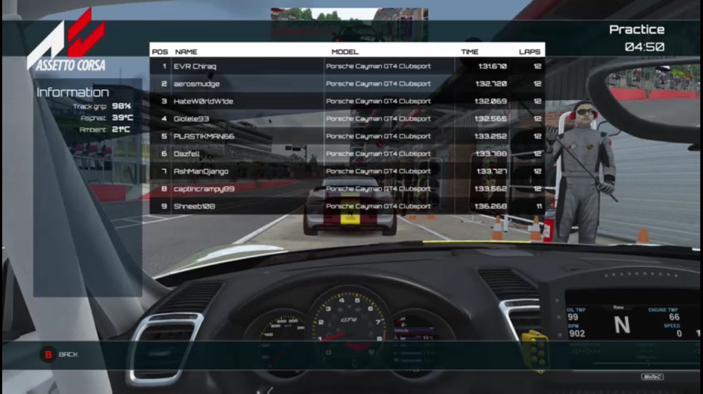 civer505's tweet photo. So just had my first @AC_assettocorsa race on @otl_racing and it was great fun! Enjoyed it very much, friendly community. I can recommend it to anyone who is looking for a relaxed league. The short race was so intense. These Caymans are crazy! #OTL #TeamNoPractice https://t.co/uSGAce2IWy