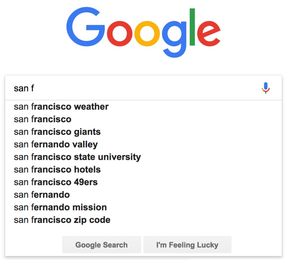 DavidMTL's tweet photo. Intéressant : Google explique comment le "autocomplete" fonctionne sur son moteur de recherche. D'ailleurs, Google mentionne que le autocomplete réduit de 25% l'entrée de caractères sur mobile. https://t.co/vT3YpGrbXb #SEO https://t.co/ZJSXLIaqek