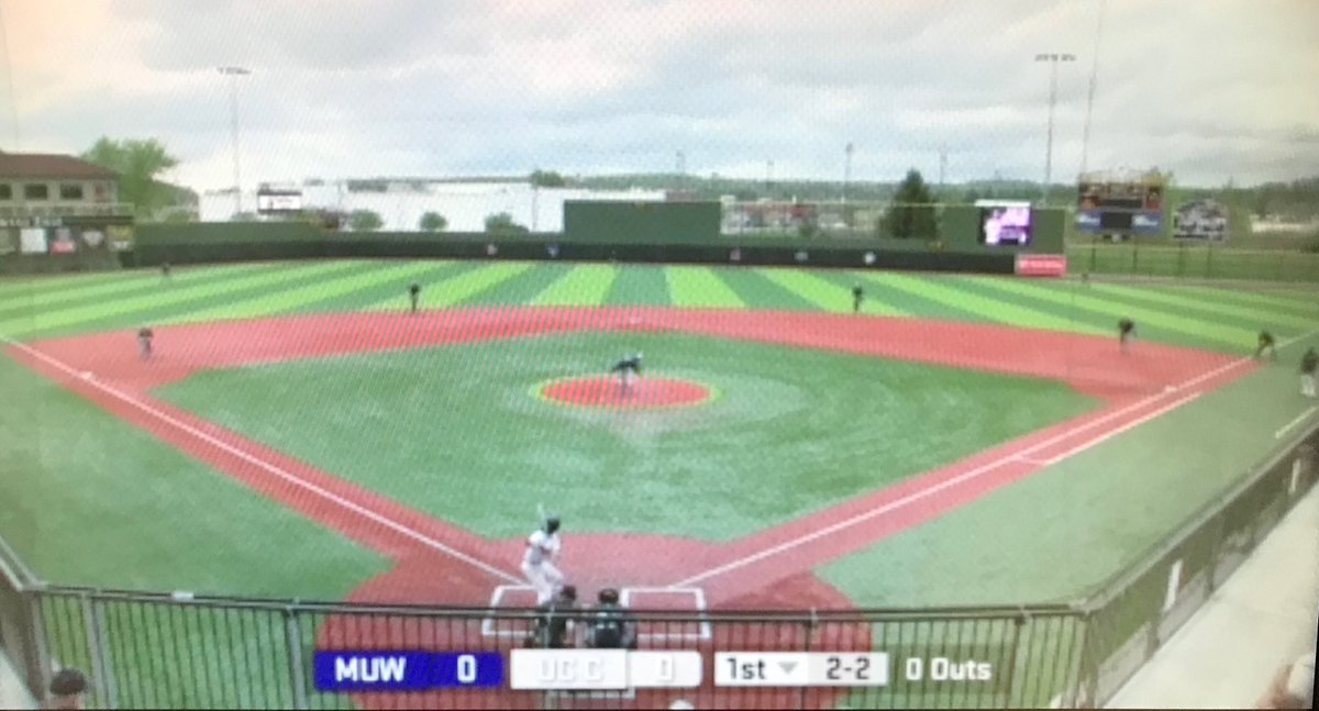 blainekelley's tweet image. Game on! #1seed @ucclermont @ClermontCougars @UCC_Baseball is at bat! @USCAA #SmallCollegeWorldSeries   . Let’s go #Cougars!!! ⚾️